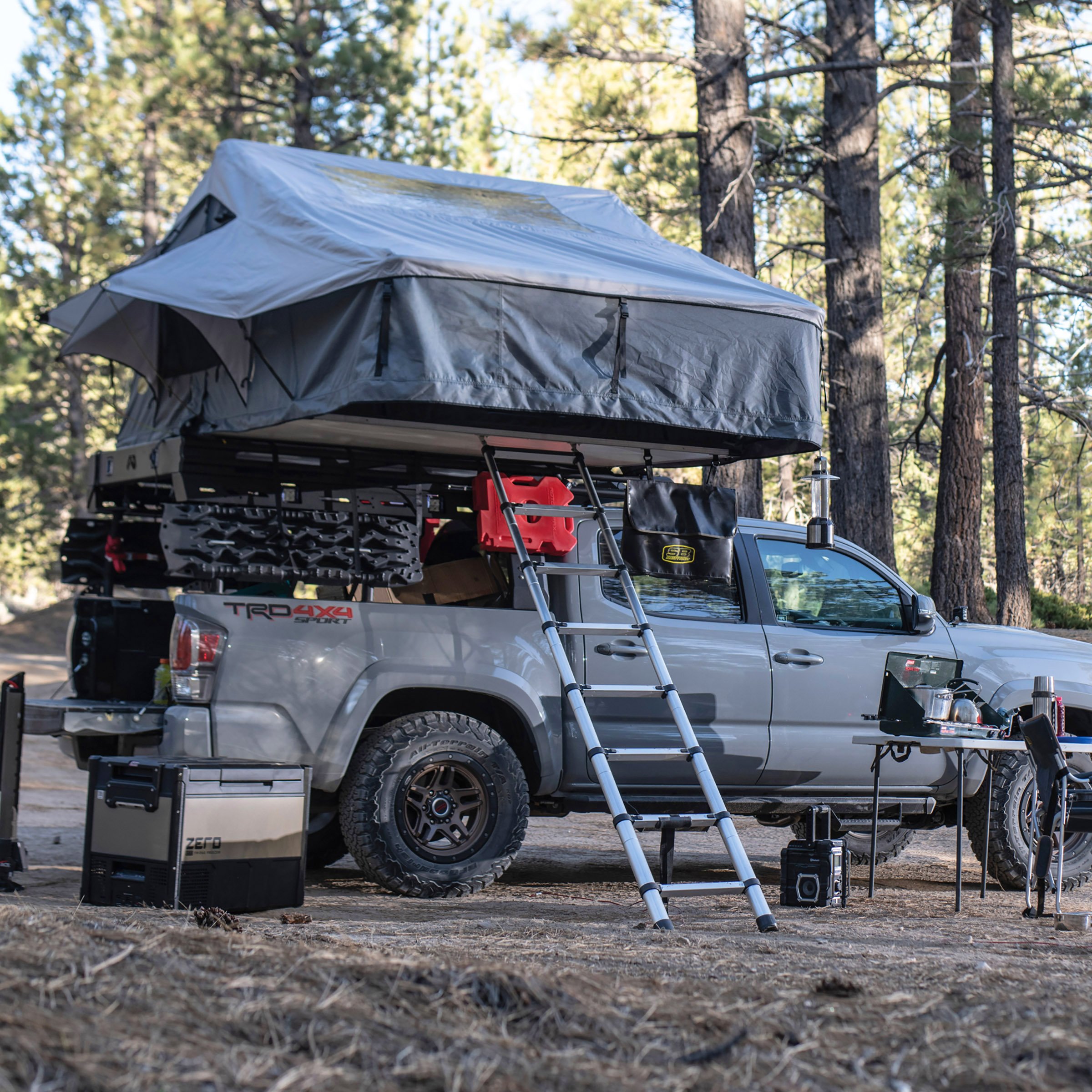 Tacoma winter forest camp